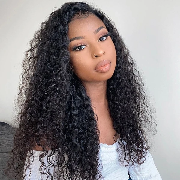 Blackmoon Brazilian 13x4 Lace Front Deep Wave Human Hair Wigs Pre-plucked