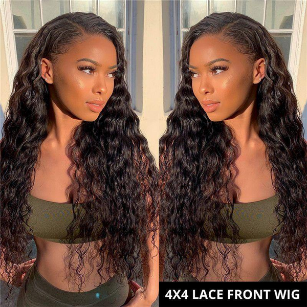 Blackmoon HD Lace 4X4 Loose Deep Wave Virgin Hair Long Transparent Pre-plucked Wig