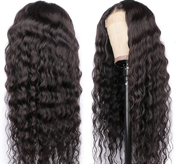 Blackmoon Loose Deep 13x4 Lace Front Wig 180% Density human hair Wig Pre-plucked